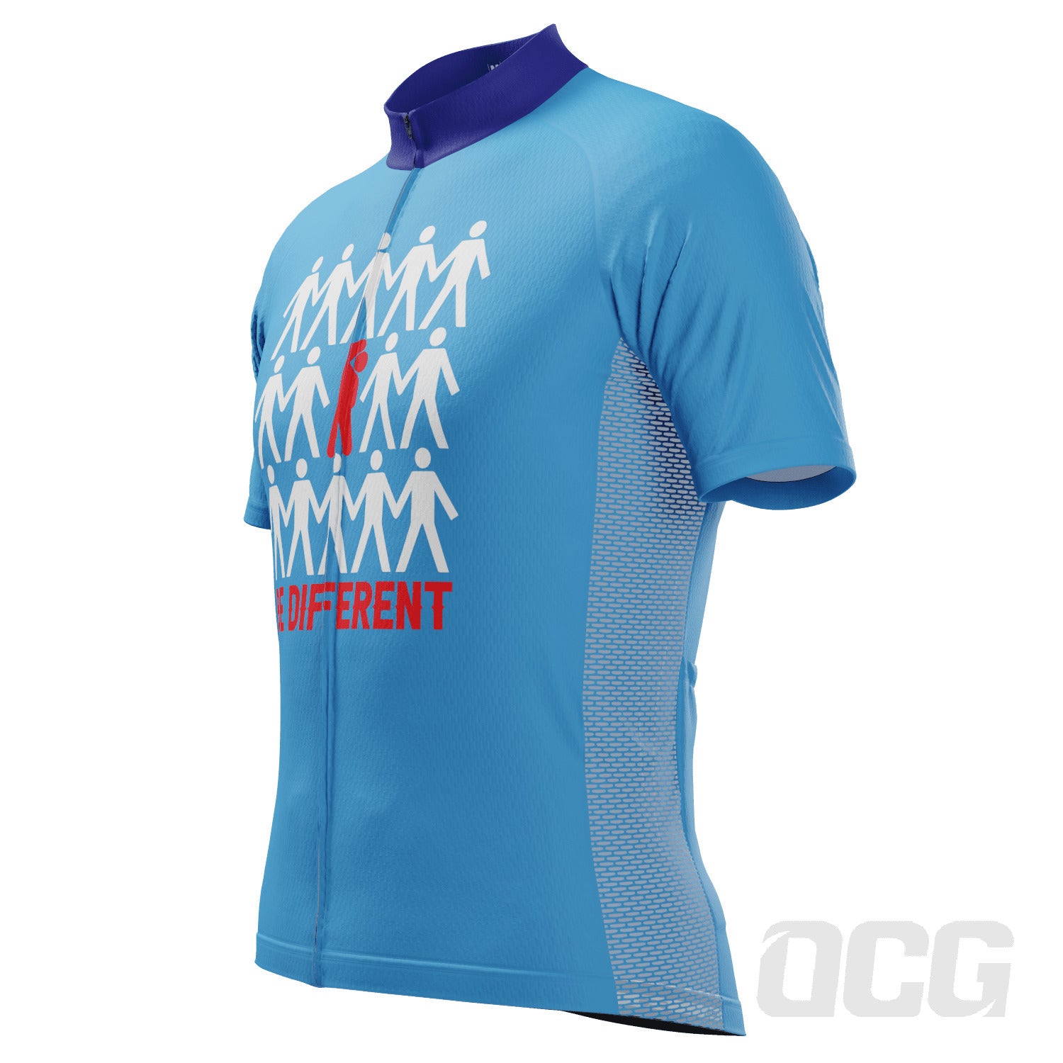 Men's Be Different Short Sleeve Cycling Jersey