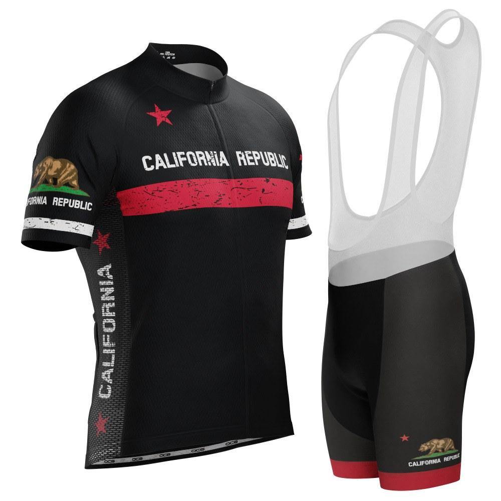 Men's California Republic Short Sleeve Cycling Kit