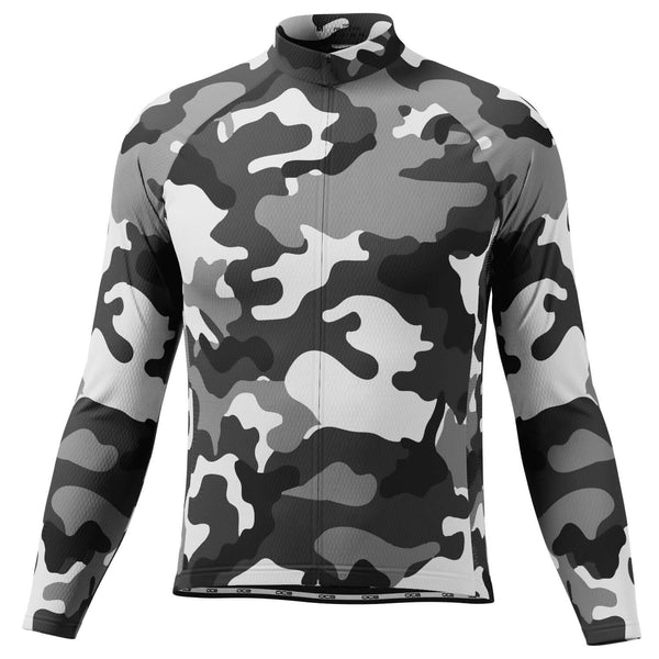 Men's Camouflage Long Sleeve Cycling Jersey
