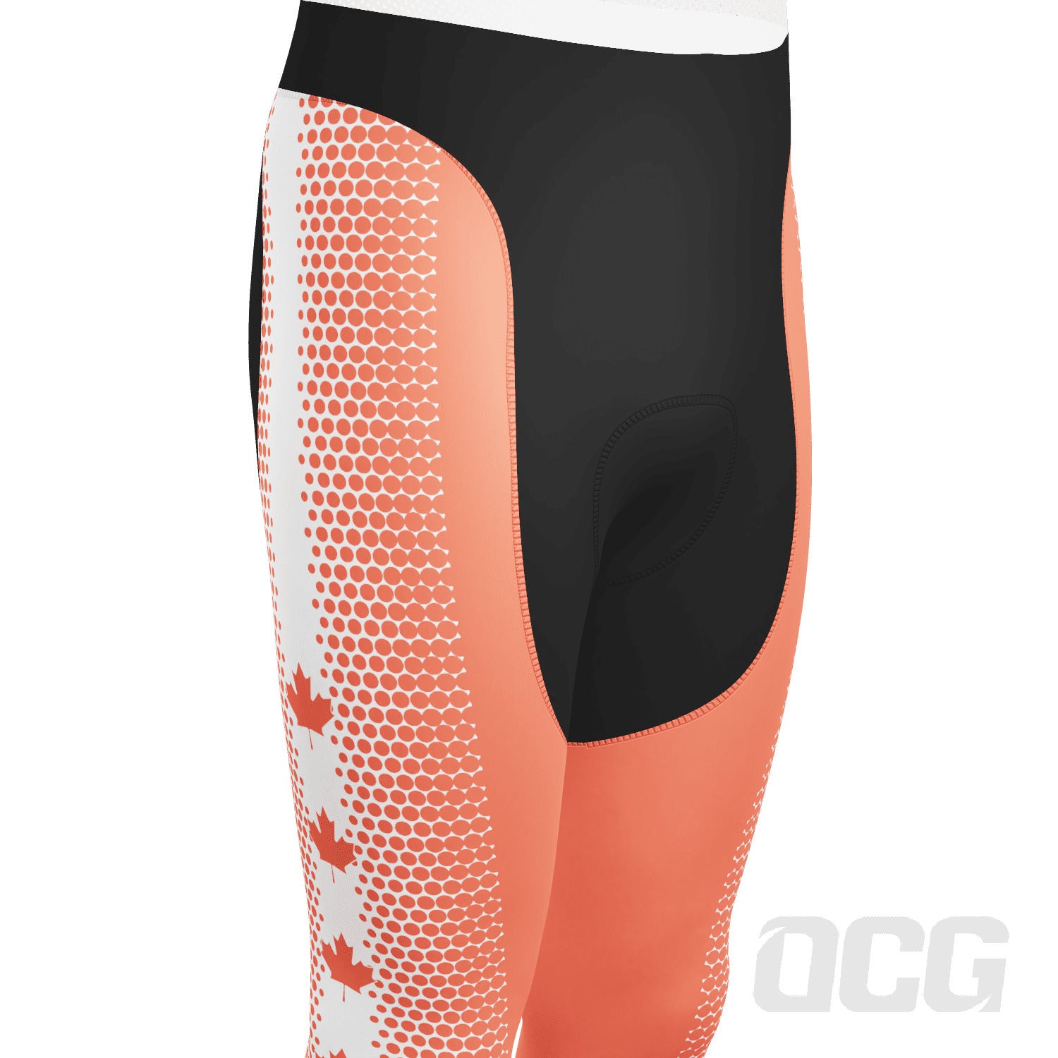 Men's World Countries Team Canada Icon Gel Padded Cycling Bib-Tights