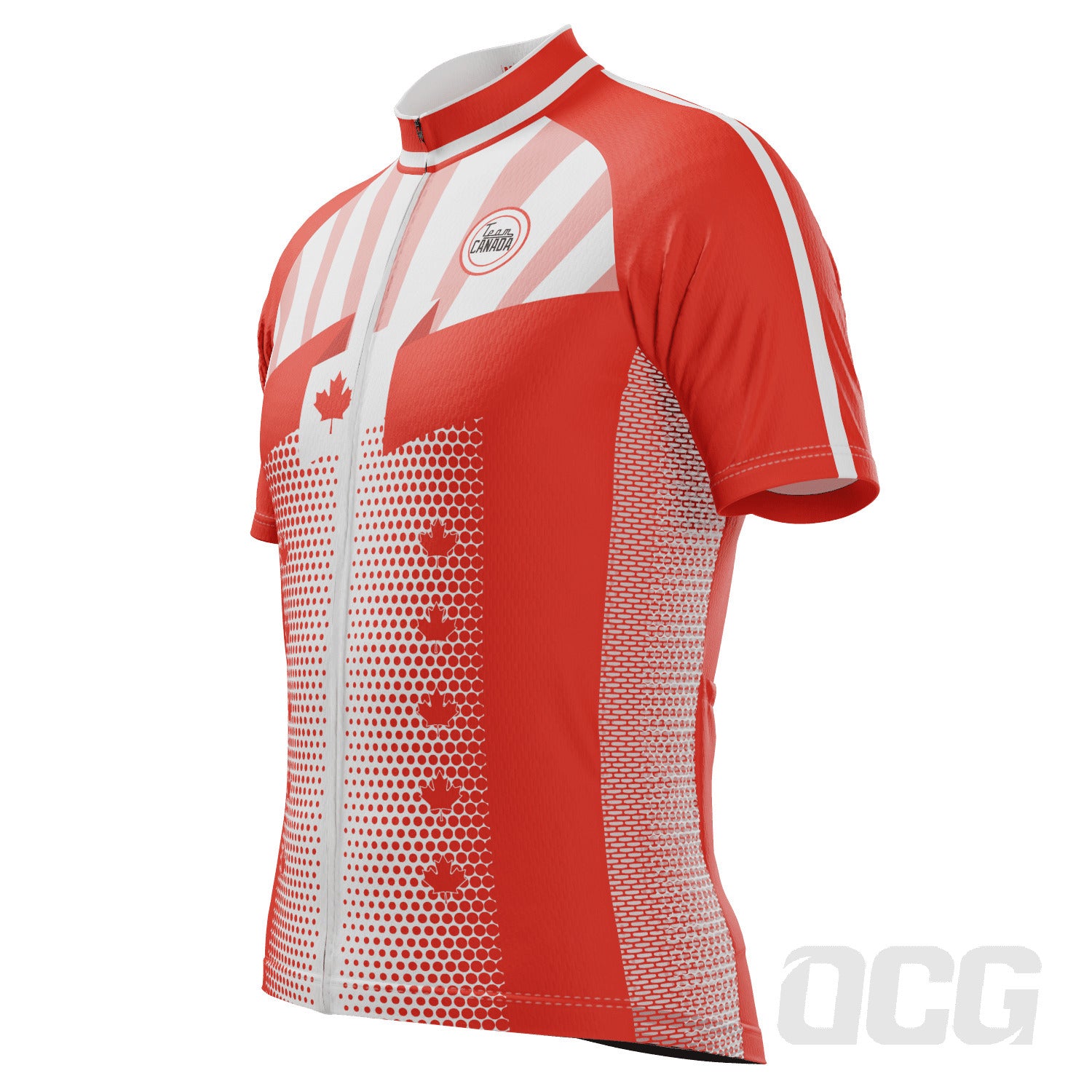 Men's World Countries Team Canada Icon Short Sleeve Cycling Jersey