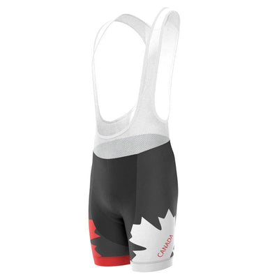 Men's Canada Flag Maple Leaf Pro-Band Cycling Bibs