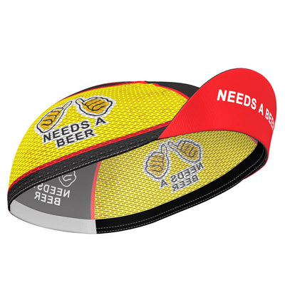 Needs a Beer Quick-Dry Cycling Cap