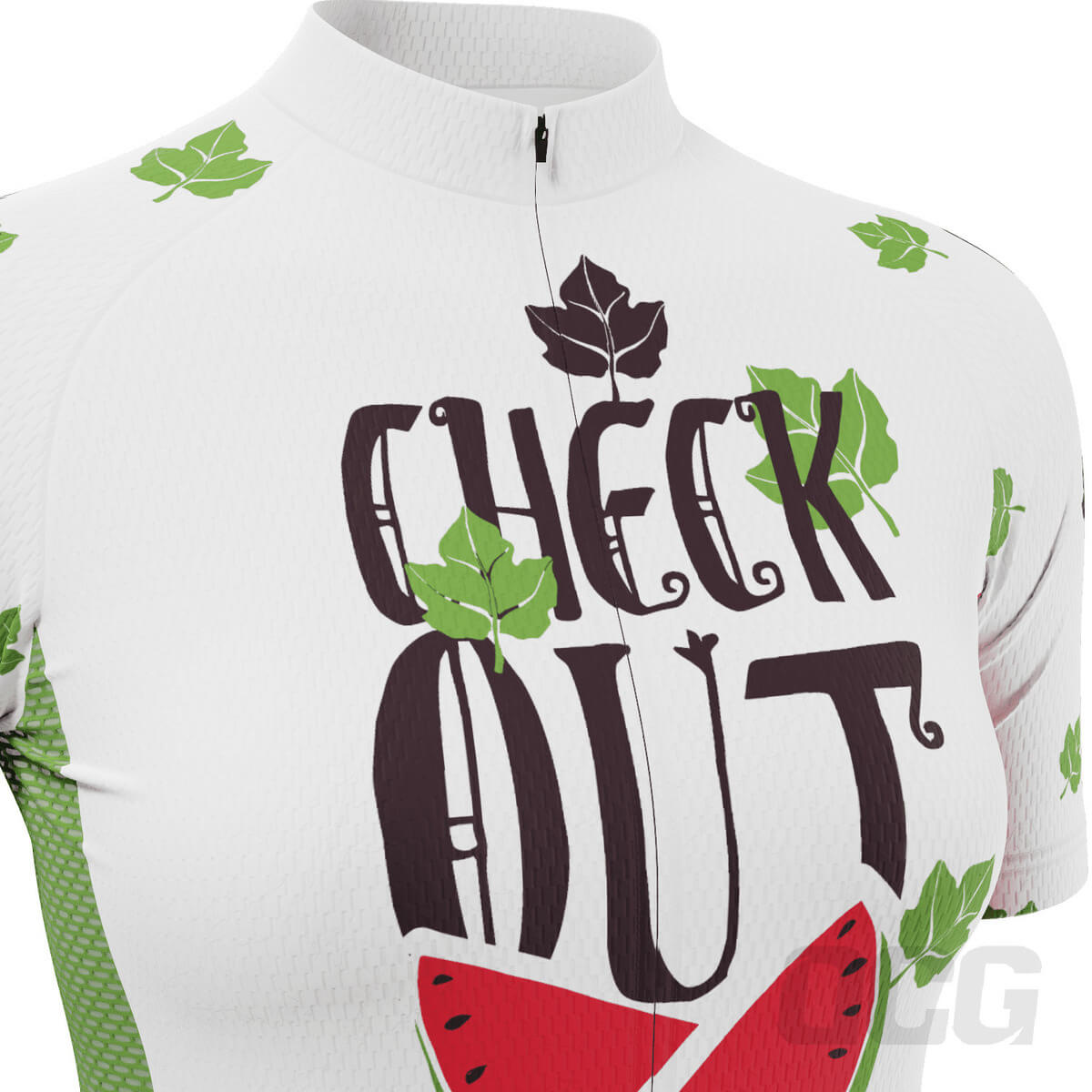 Women's Check Out These Melons Short Sleeve Cycling Jersey