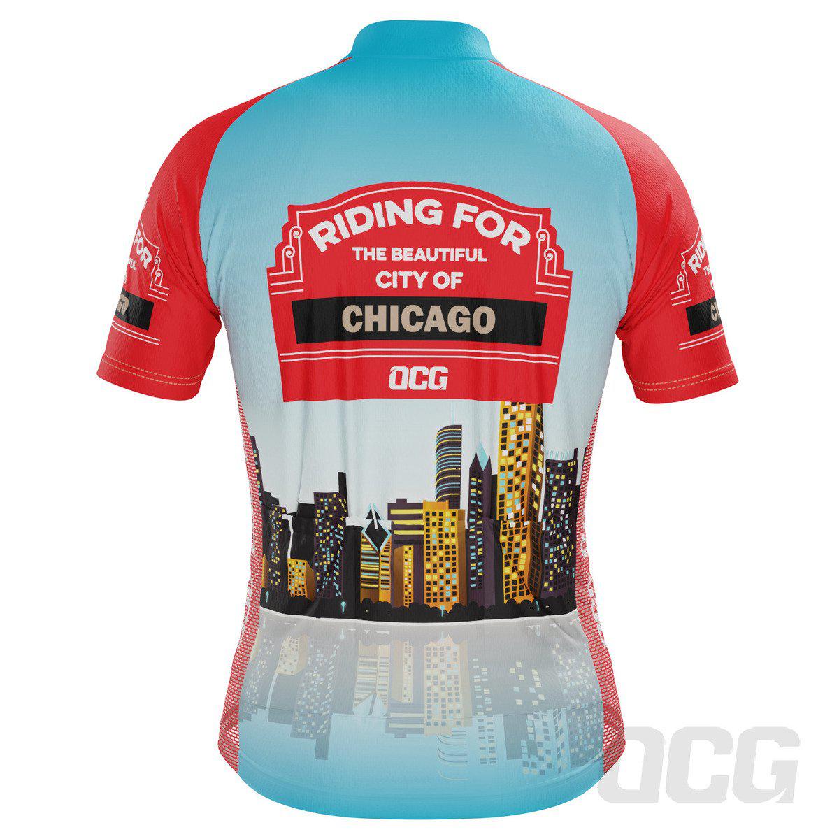 Men's City of Chicago Short Sleeve Cycling Jersey