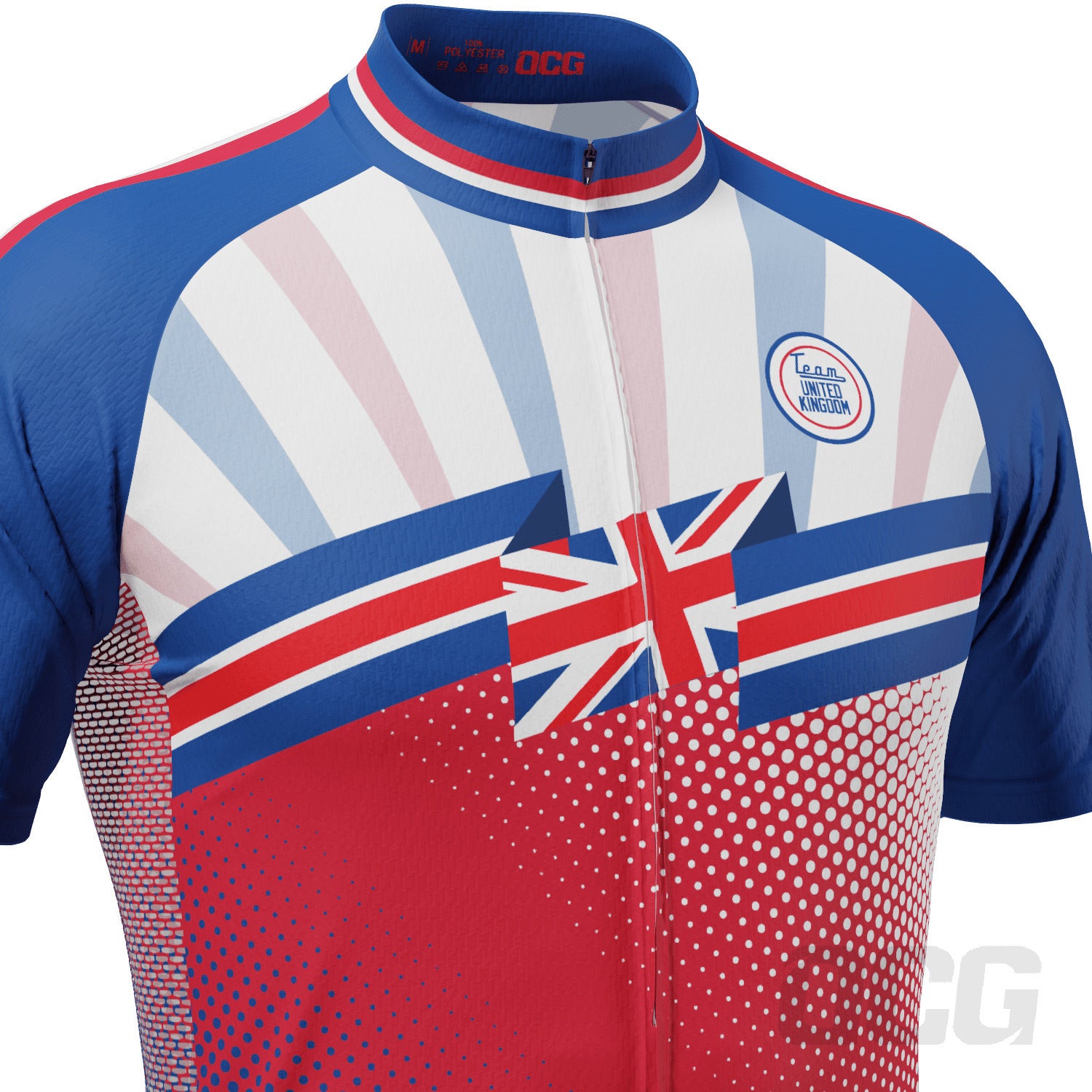 Men's World Countries Team UK Icon Short Sleeve Cycling Jersey