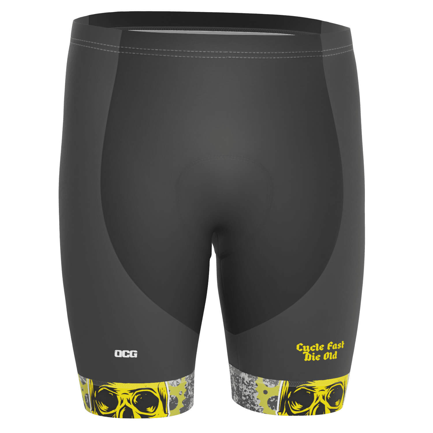 Men's Cycle Fast Die Old Gel Padded Cycling Shorts