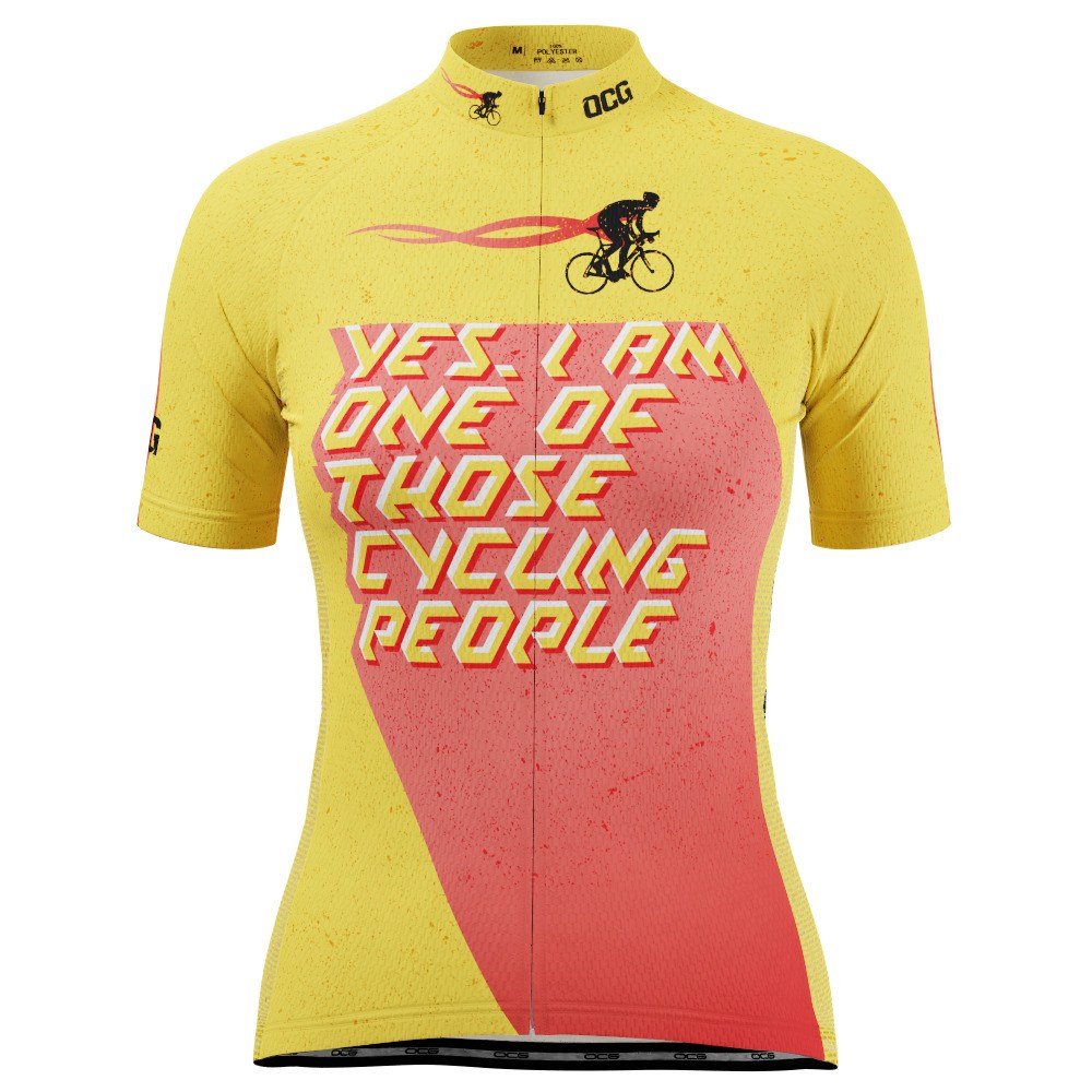 Women's One of Those Cycling People Short Sleeve Cycling Jersey
