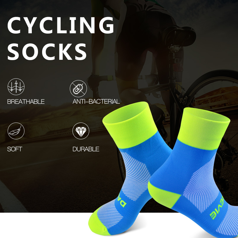 DV Thick Band Mid-Length Pro Cycling Socks