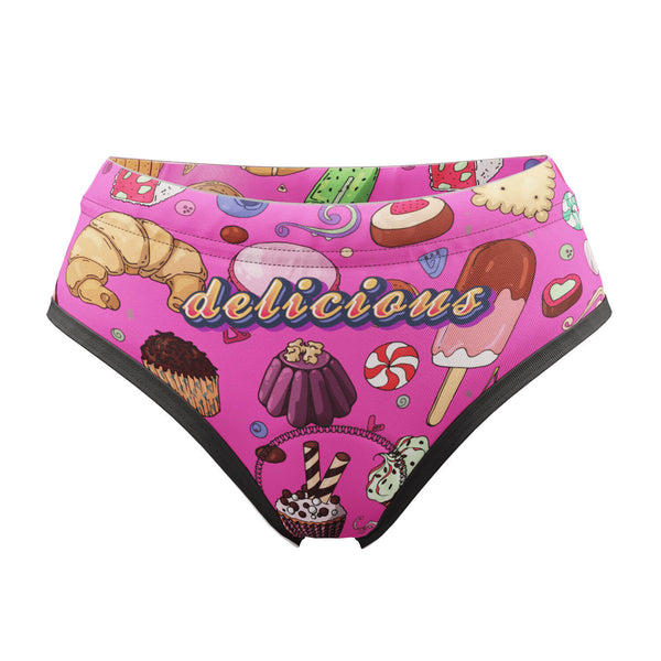 Women's Delicious Gel Padded Cycling Underwear-Briefs