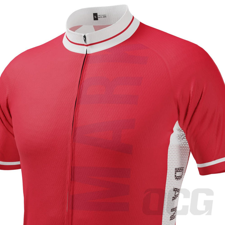 Men's Denmark National Short Sleeve Cycling Jersey