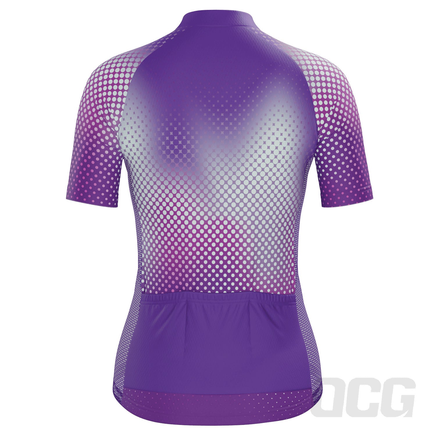 Women's Disco Dots Short Sleeve Cycling Jersey