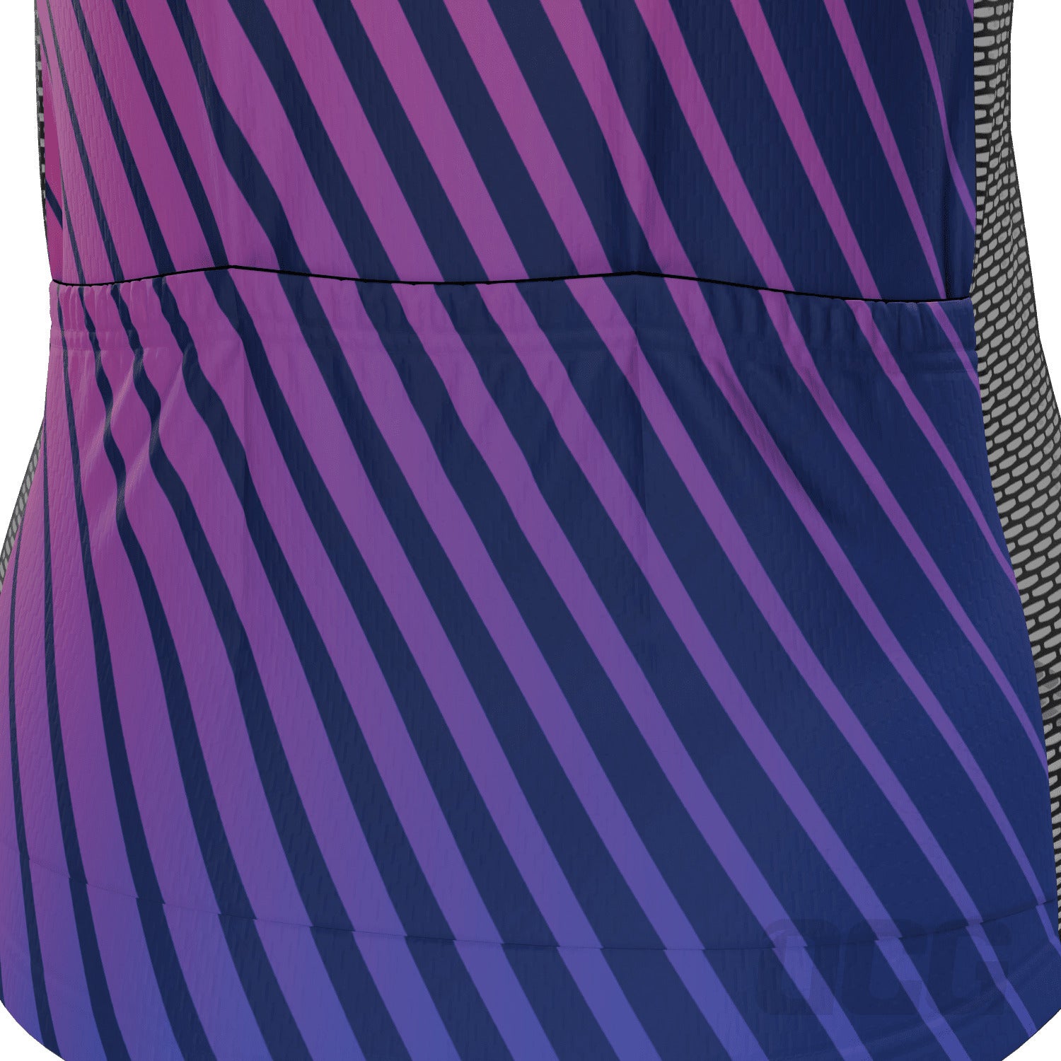 Women's Disco Stripes Short Sleeve Cycling Jersey