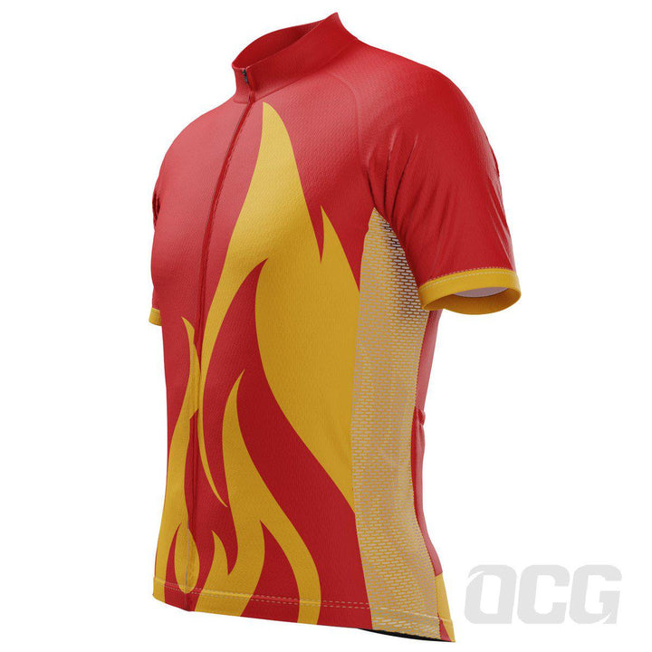 Men's Elements Fire Short Sleeve Cycling Jersey
