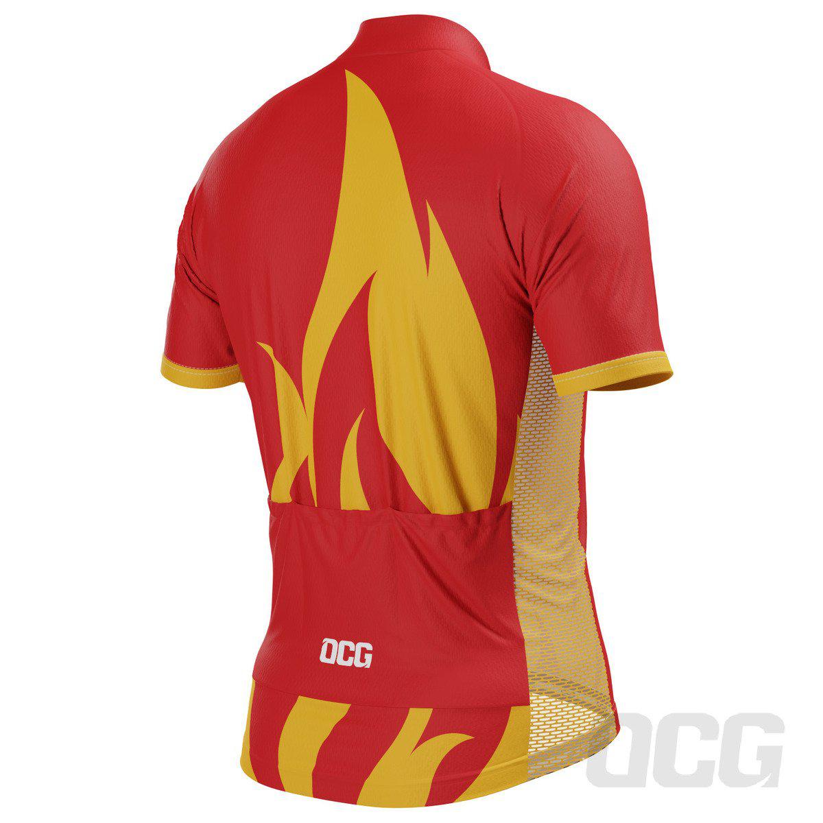 Men's Elements Fire Short Sleeve Cycling Jersey