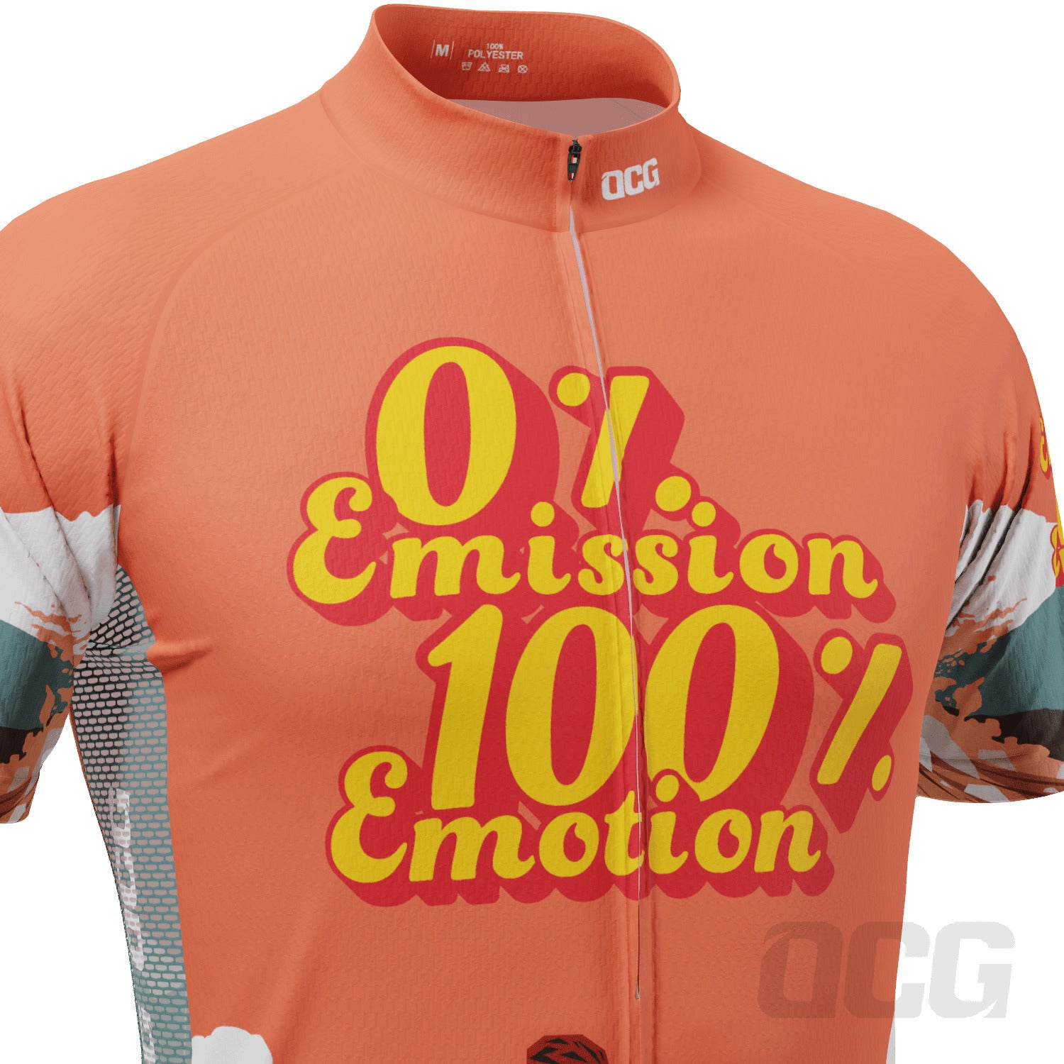 Men's No Emissions Full Emotion Short Sleeve Cycling Jersey