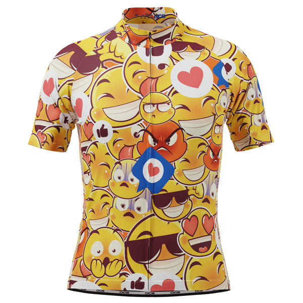 Men's Emoji Mayhem Short Sleeve Cycling Jersey