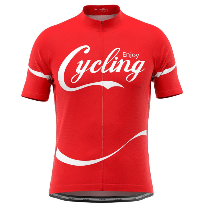 Men's Enjoy Cycling Short Sleeve Cycling Jersey