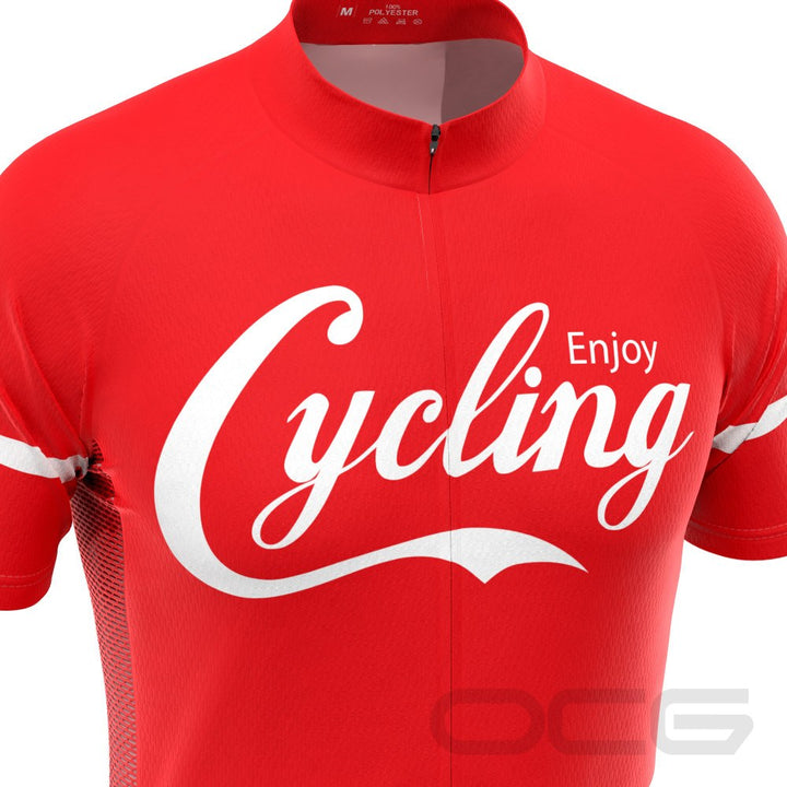 Men's Enjoy Cycling Short Sleeve Cycling Jersey