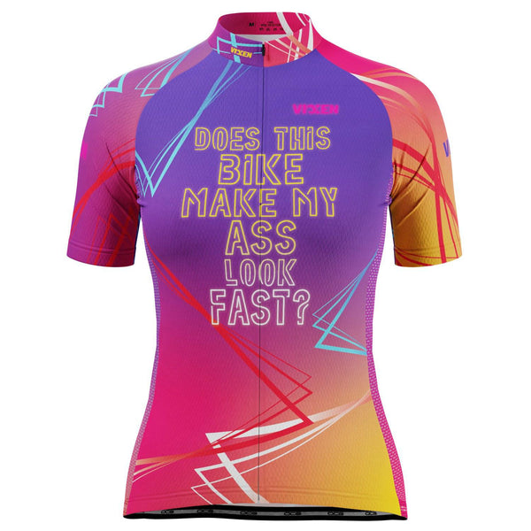 Vixen Women's Fast Ass Short Sleeve Cycling Jersey