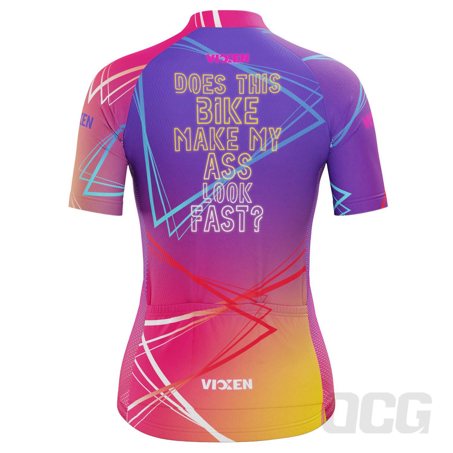Vixen Women's Fast Ass Short Sleeve Cycling Jersey