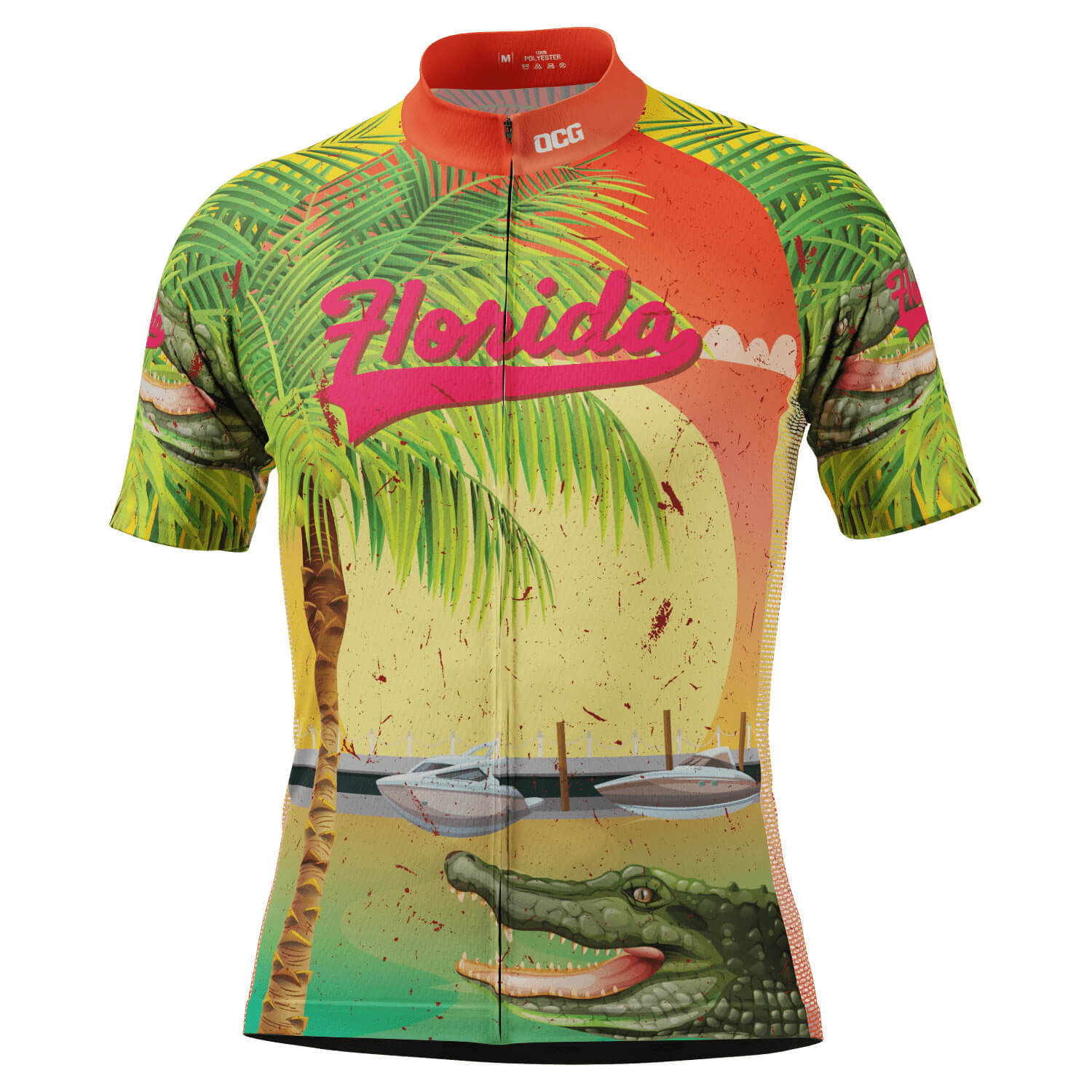 Men's Around The World - Florida Short Sleeve Cycling Jersey