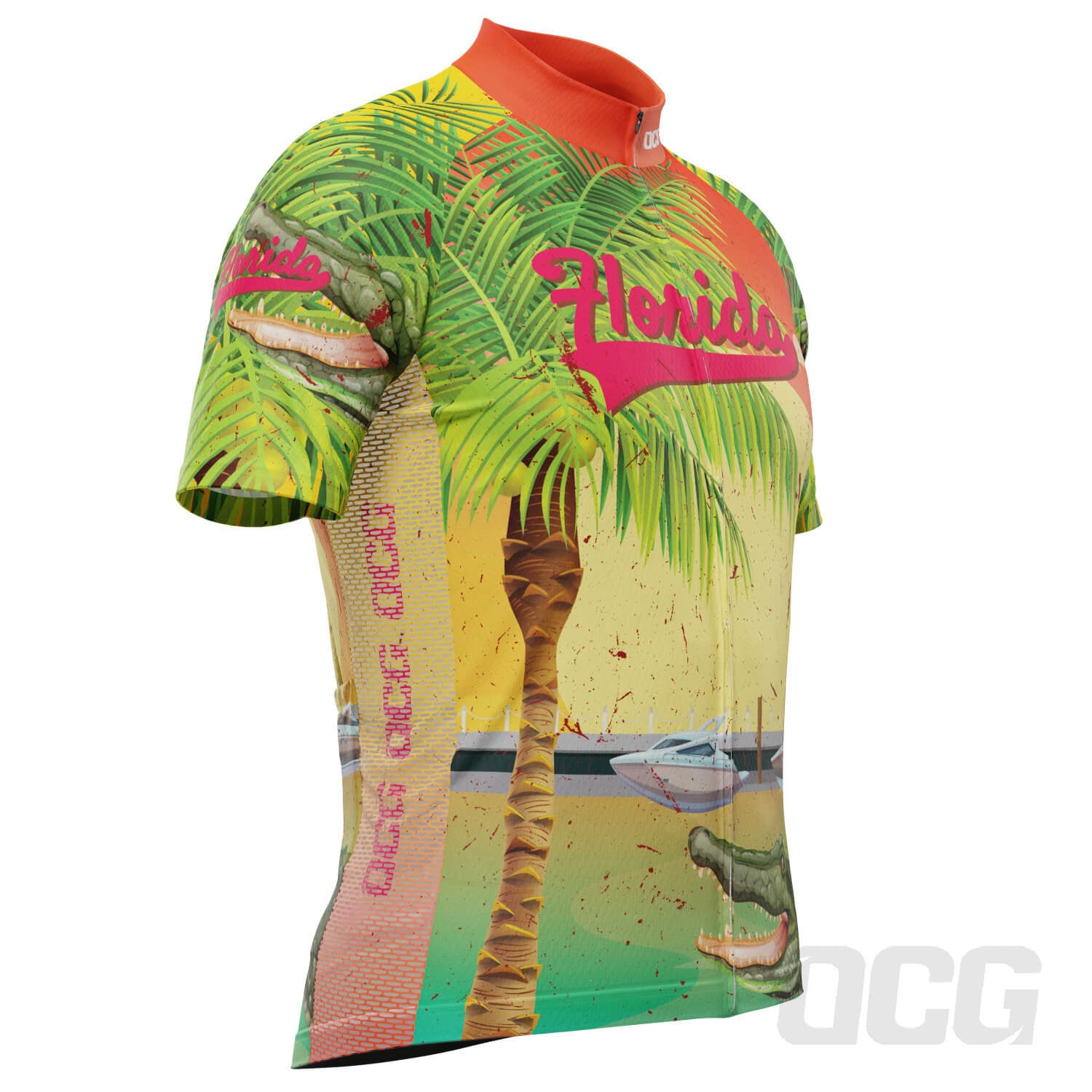 Men's Around The World - Florida Short Sleeve Cycling Jersey