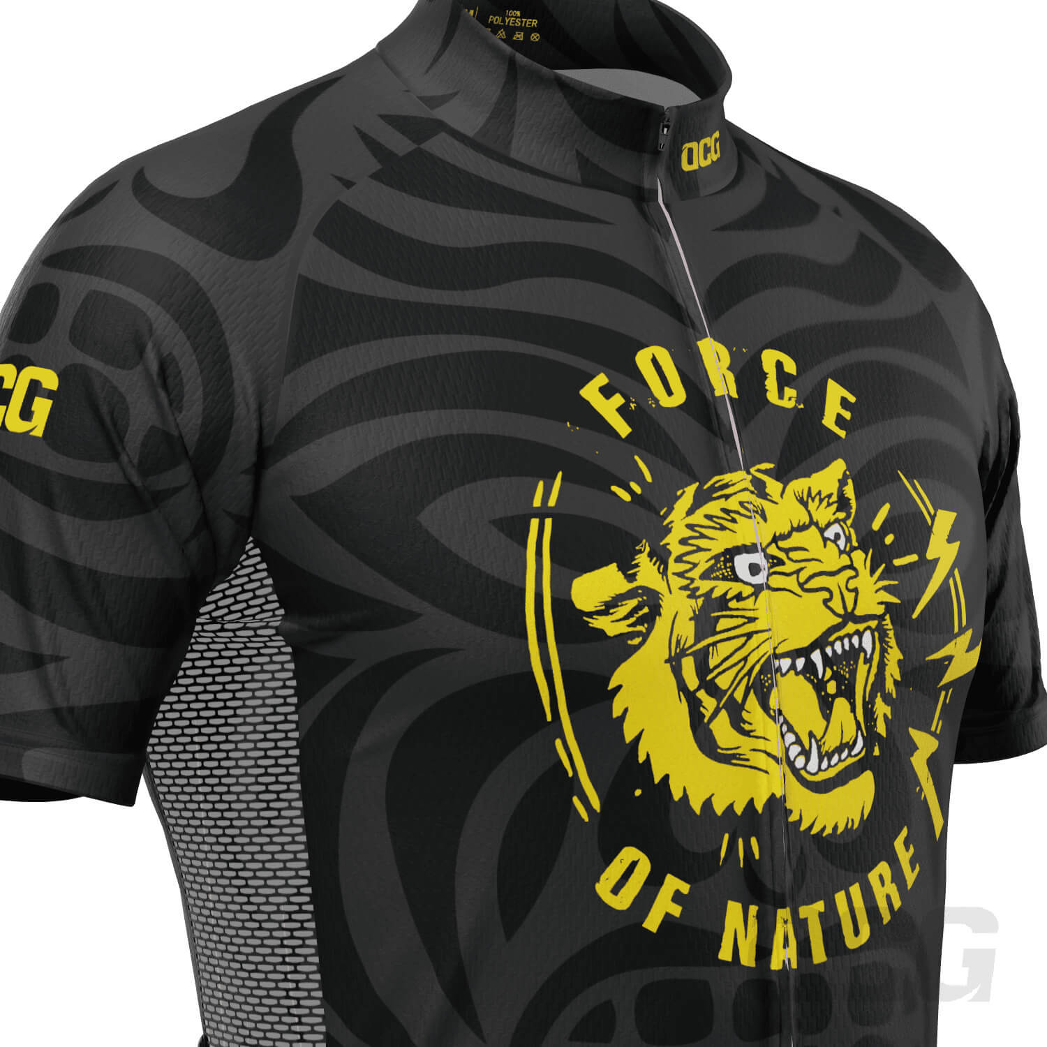 Men's Tribal Force of Nature Short Sleeve Cycling Jersey