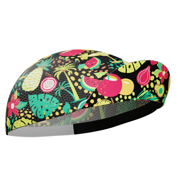 Unisex Fruit Cocktail Quick Dry Cycling Cap