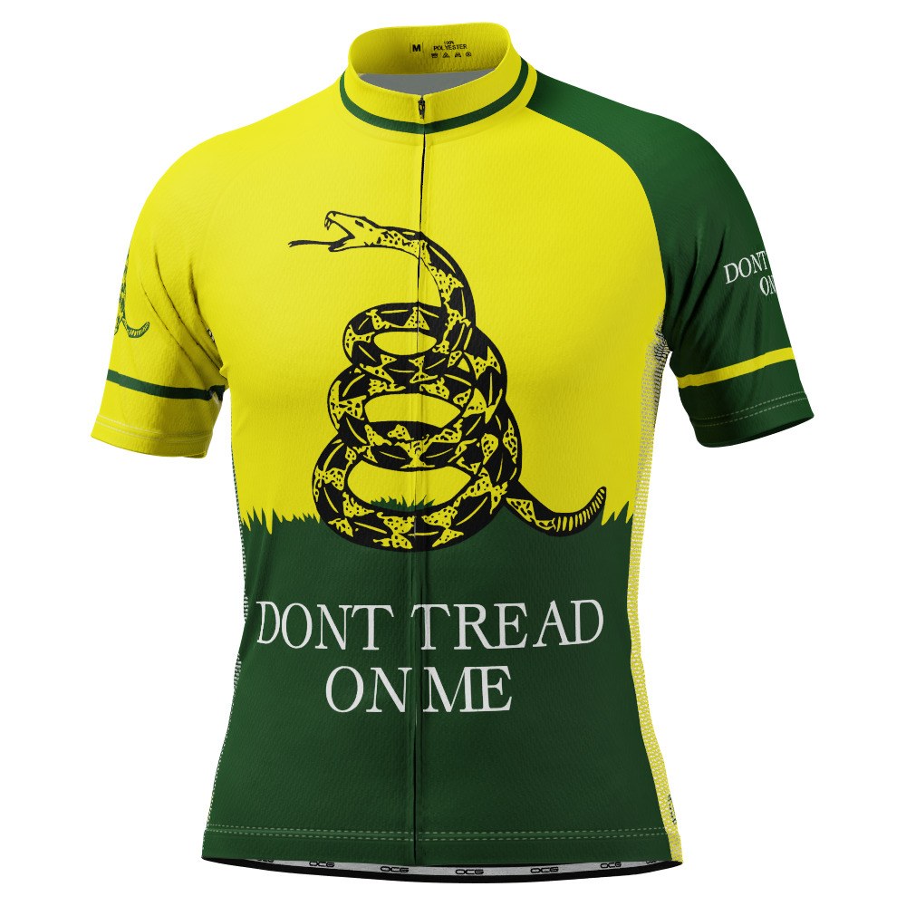 Men's Gadsden Flag Join or Die Historic Short Sleeve Cycling Jersey