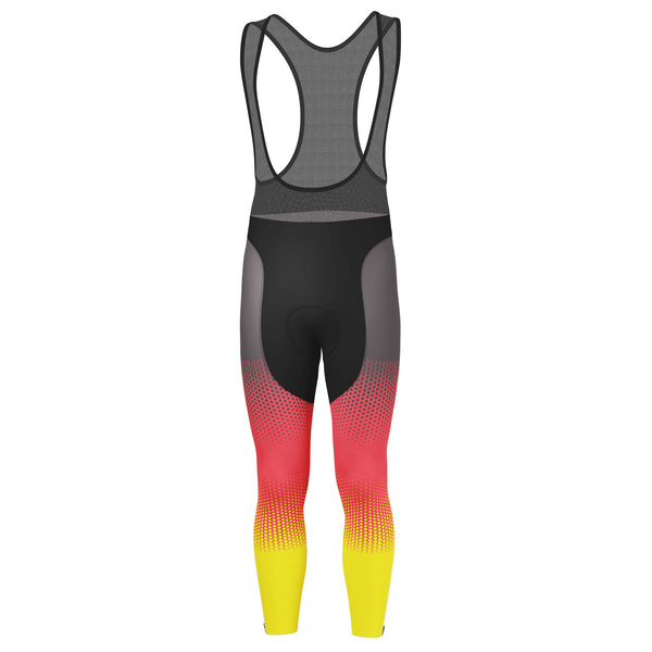 Men's World Countries Team Germany Icon Gel Padded Cycling Bib-Tights