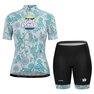 Damen Girl Power Serie 2 2-teiliges Radfahr-Set