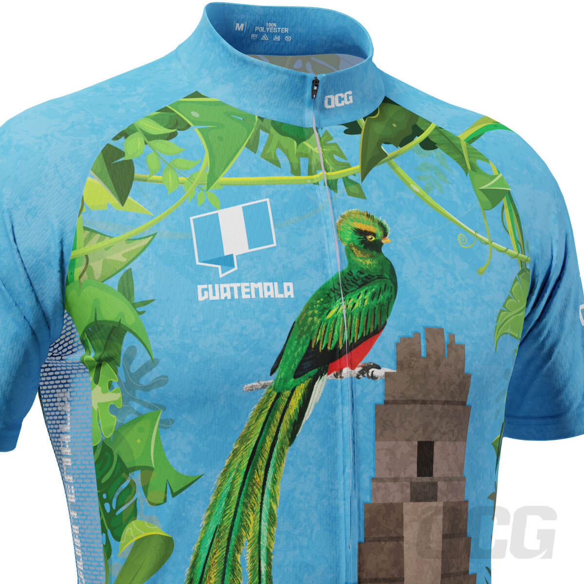 Men's Guatemala Tikal Short Sleeve Cycling Jersey