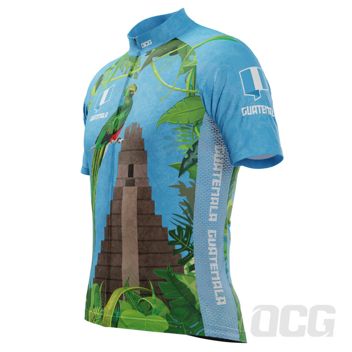 Men's Guatemala Tikal Short Sleeve Cycling Jersey