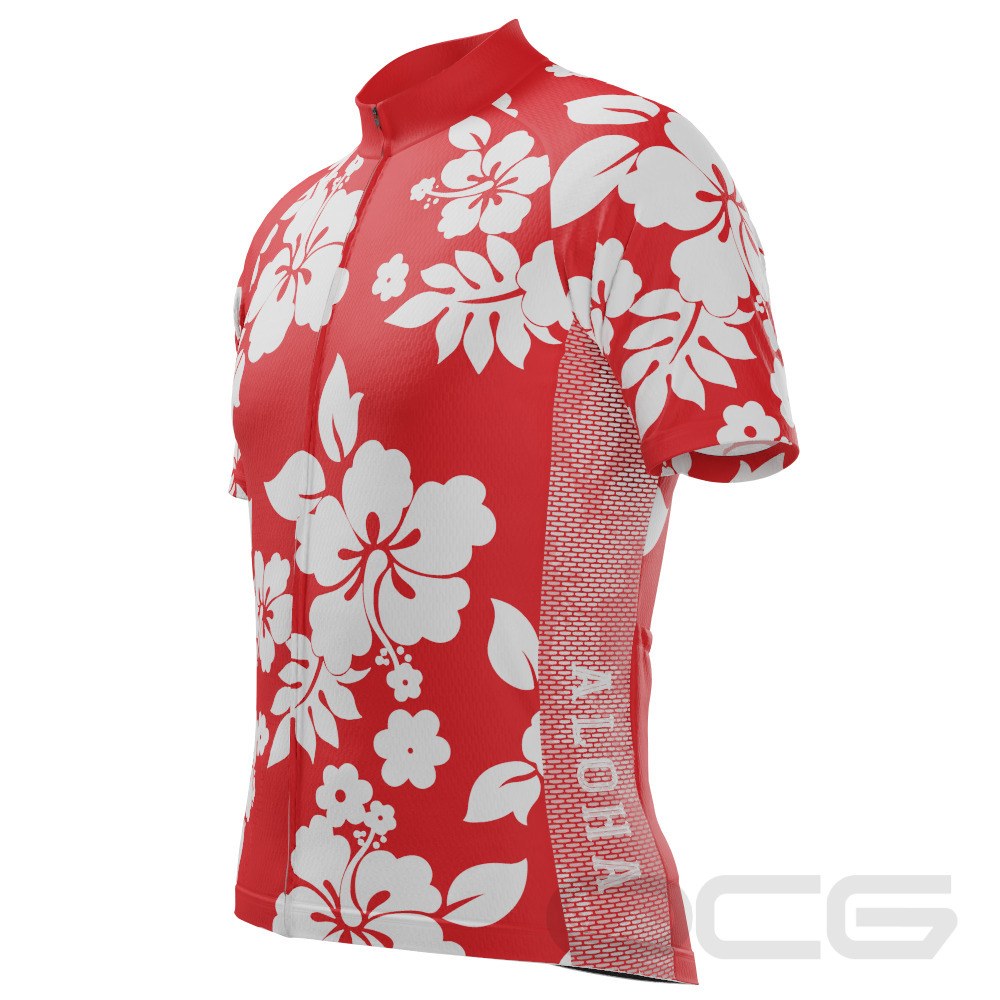 Men's Hawaiian Shirt Aloha Floral Cycling Jersey only $54.99 - – Online ...