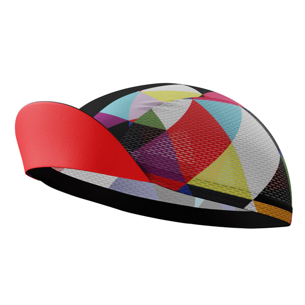 Unisex Color Triangles Quick Dry Cycling Cap