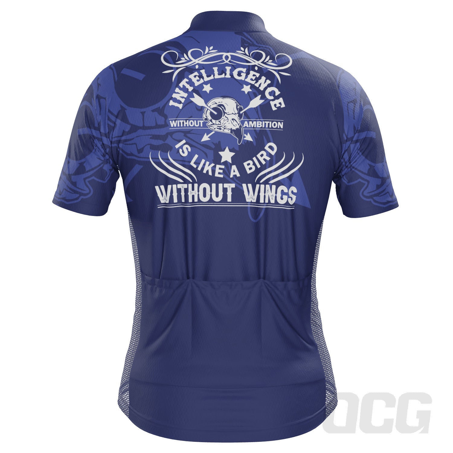 Men's Intelligence Without Ambition Is Like a Bird Without Wings Short Sleeve Cycling Jersey
