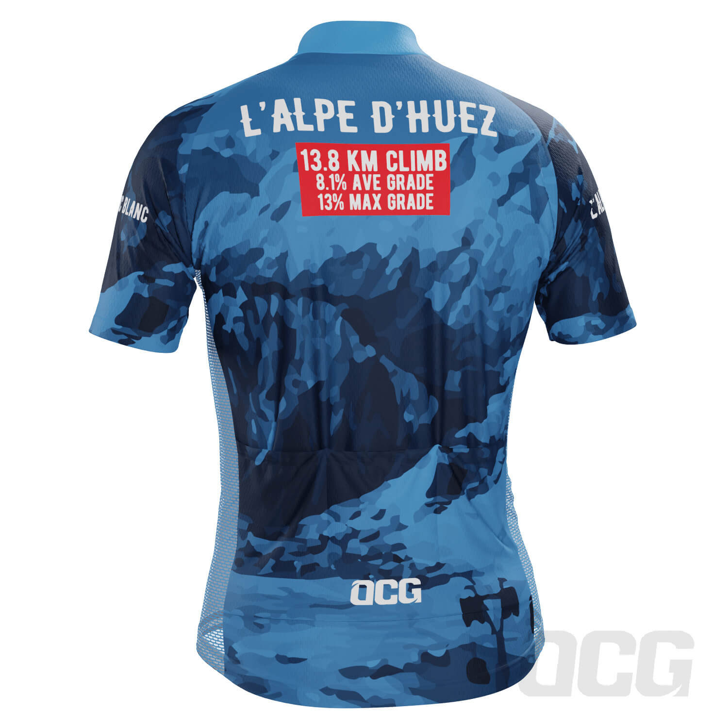 Men's L'Alpe d'Huez Epic Climbs Short Sleeve Cycling Jersey