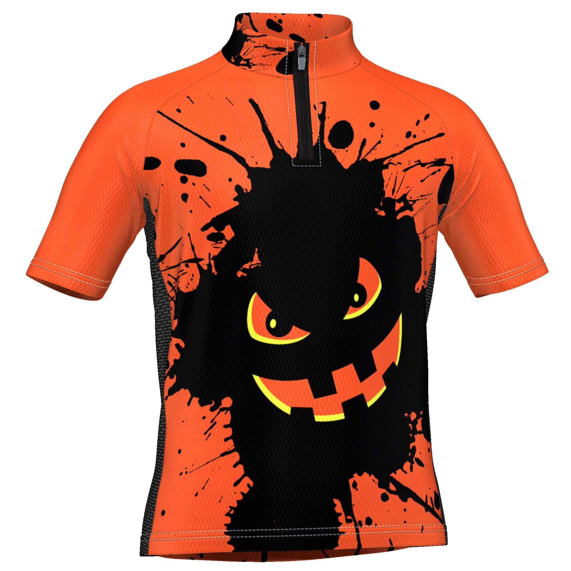 Kid's Monster Splat Short Sleeve Cycling Jersey