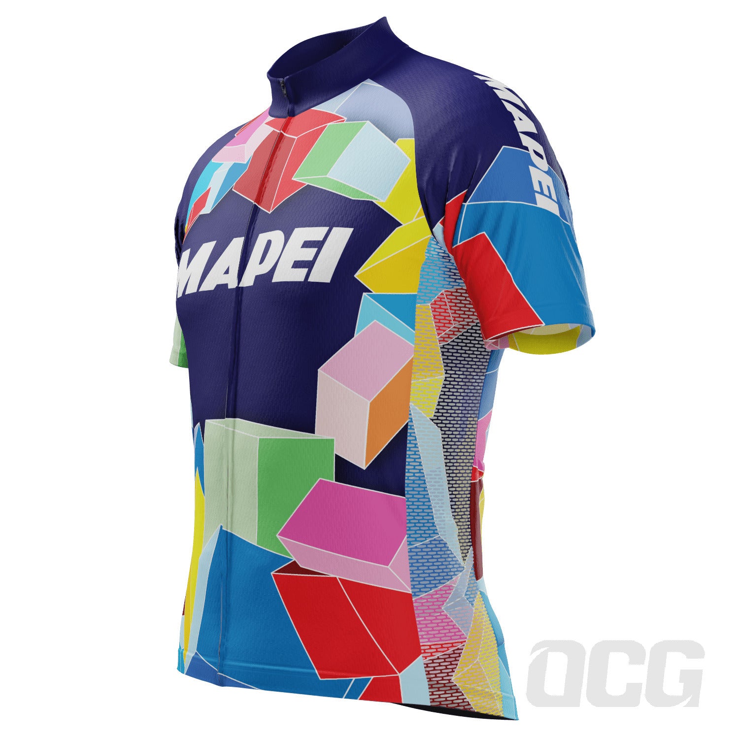 Men's Retro Mapei Classic Short Sleeve Cycling Jersey