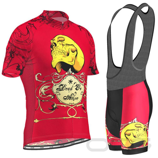 Men's Dead or Alive Skull Short Sleeve Cycling Kit