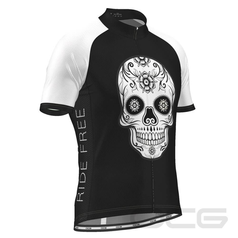 Men's Mexican Mask Short Sleeve Cycling Jersey