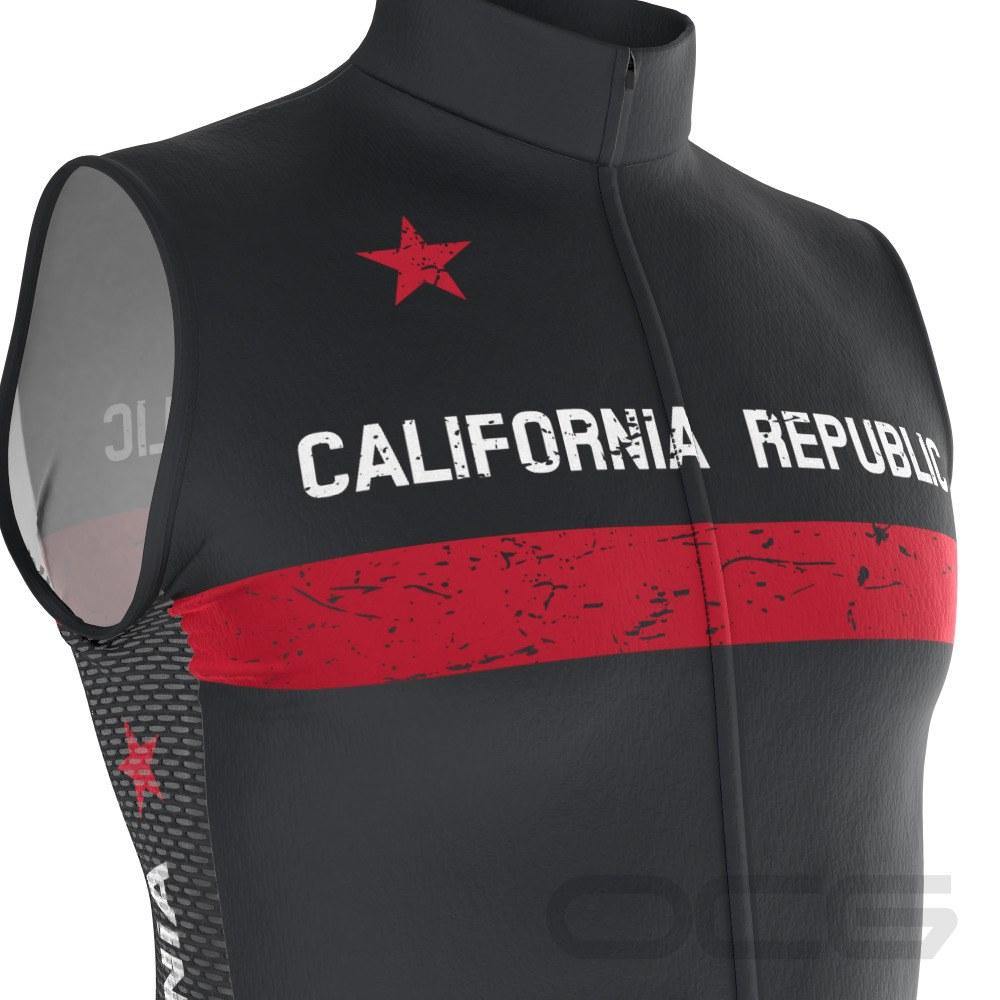 Men's California Republic Sleeveless Cycling Jersey