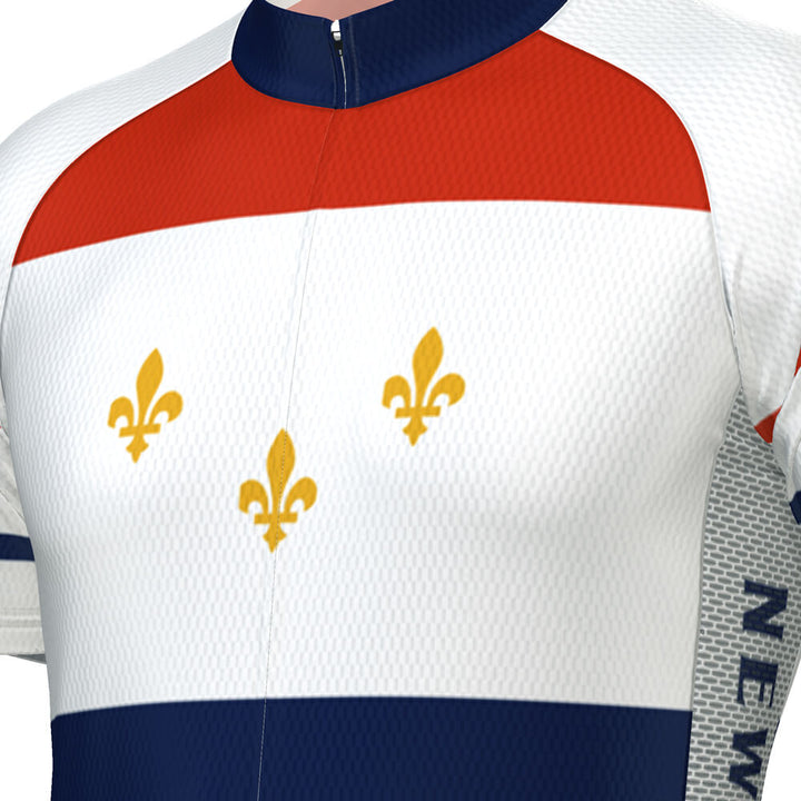 Men's New Orleans USA State Short Sleeve Cycling Jersey