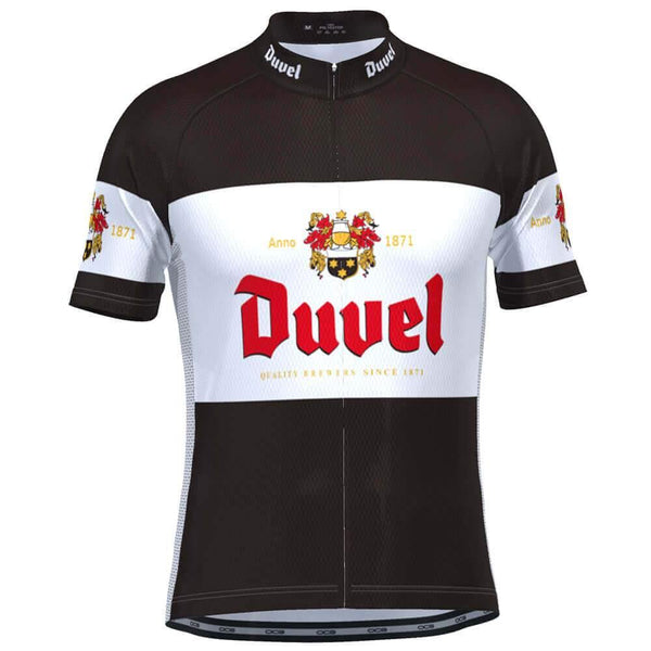 Men's Black Duvel Short Sleeve Cycling Jersey
