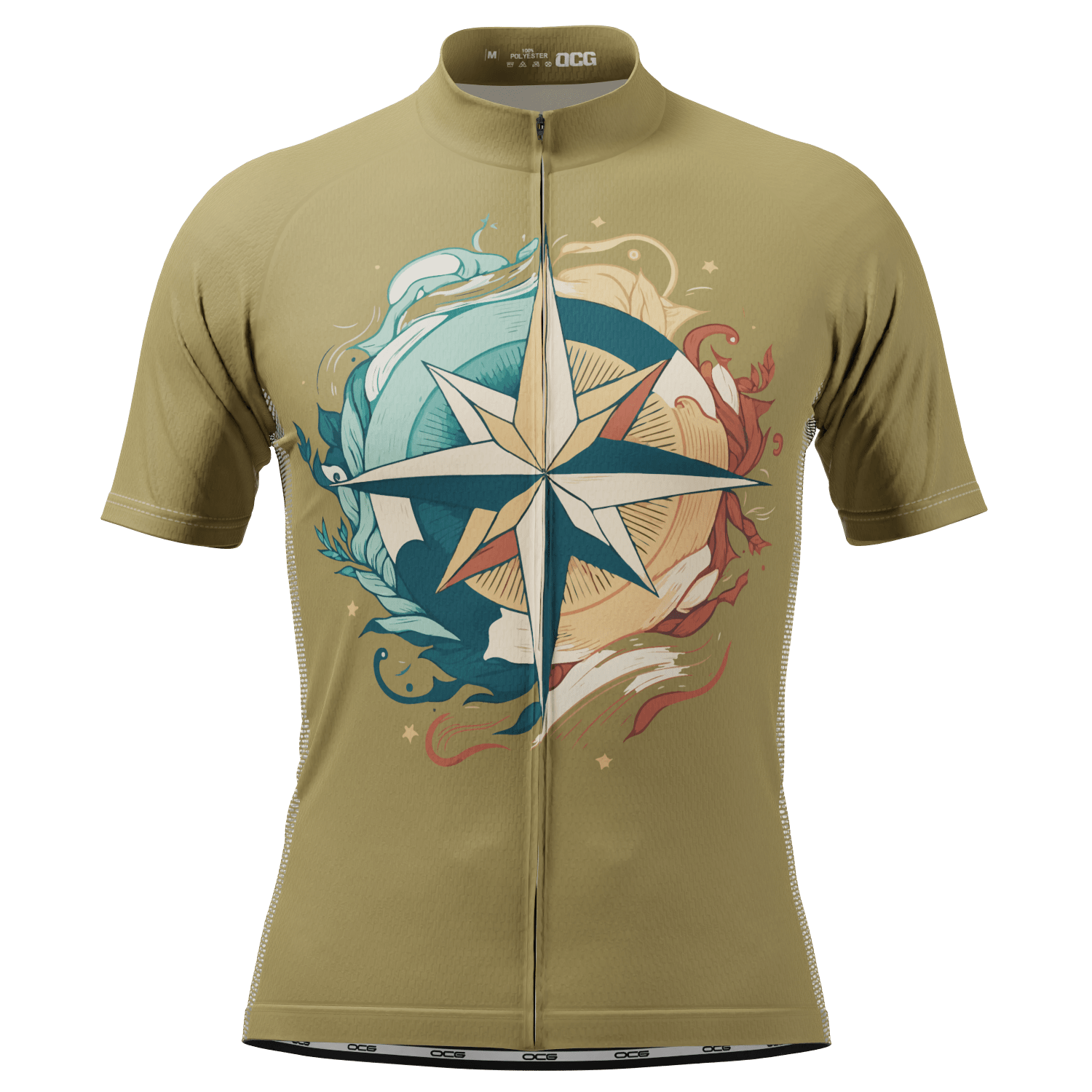 Men's Compass Rose Short Sleeve Cycling Jersey