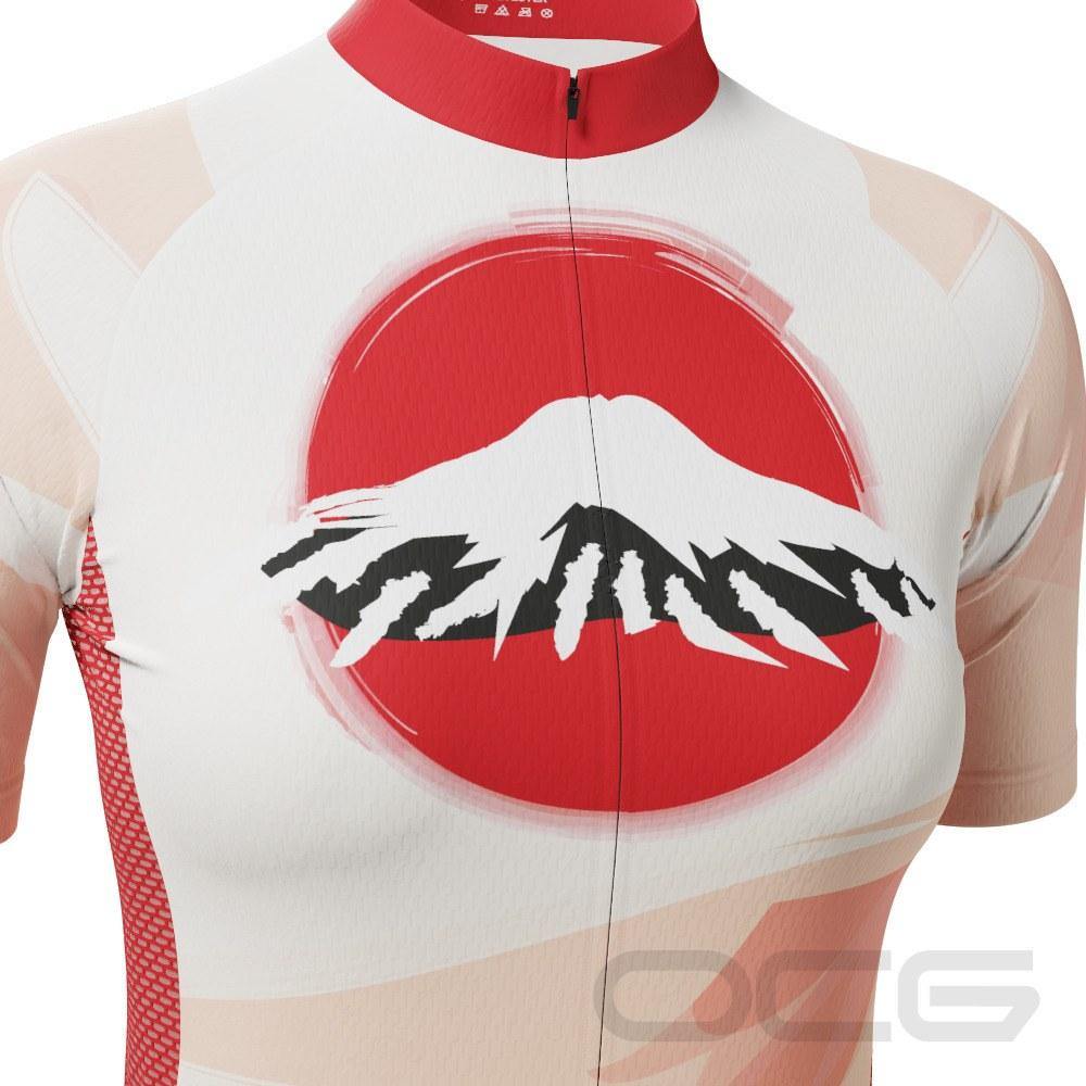 Women's Mount Fuji Short Sleeve Cycling Jersey