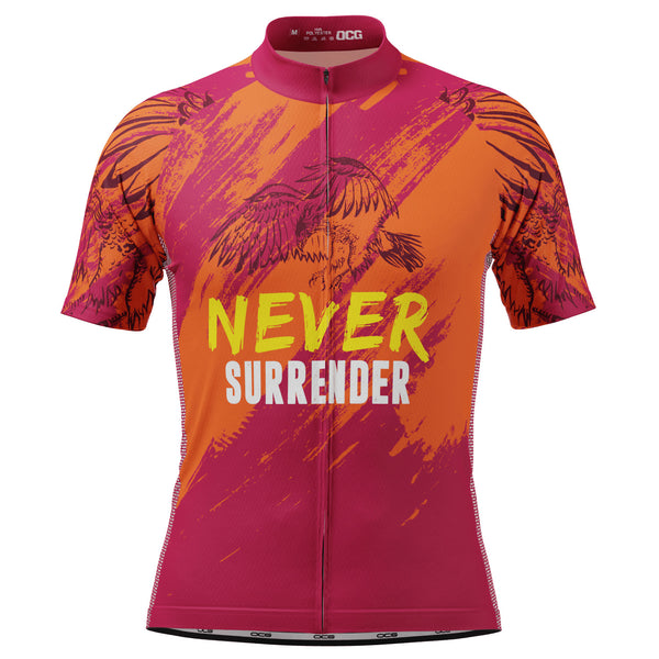 Men's Never Surrender Short Sleeve Cycling Jersey