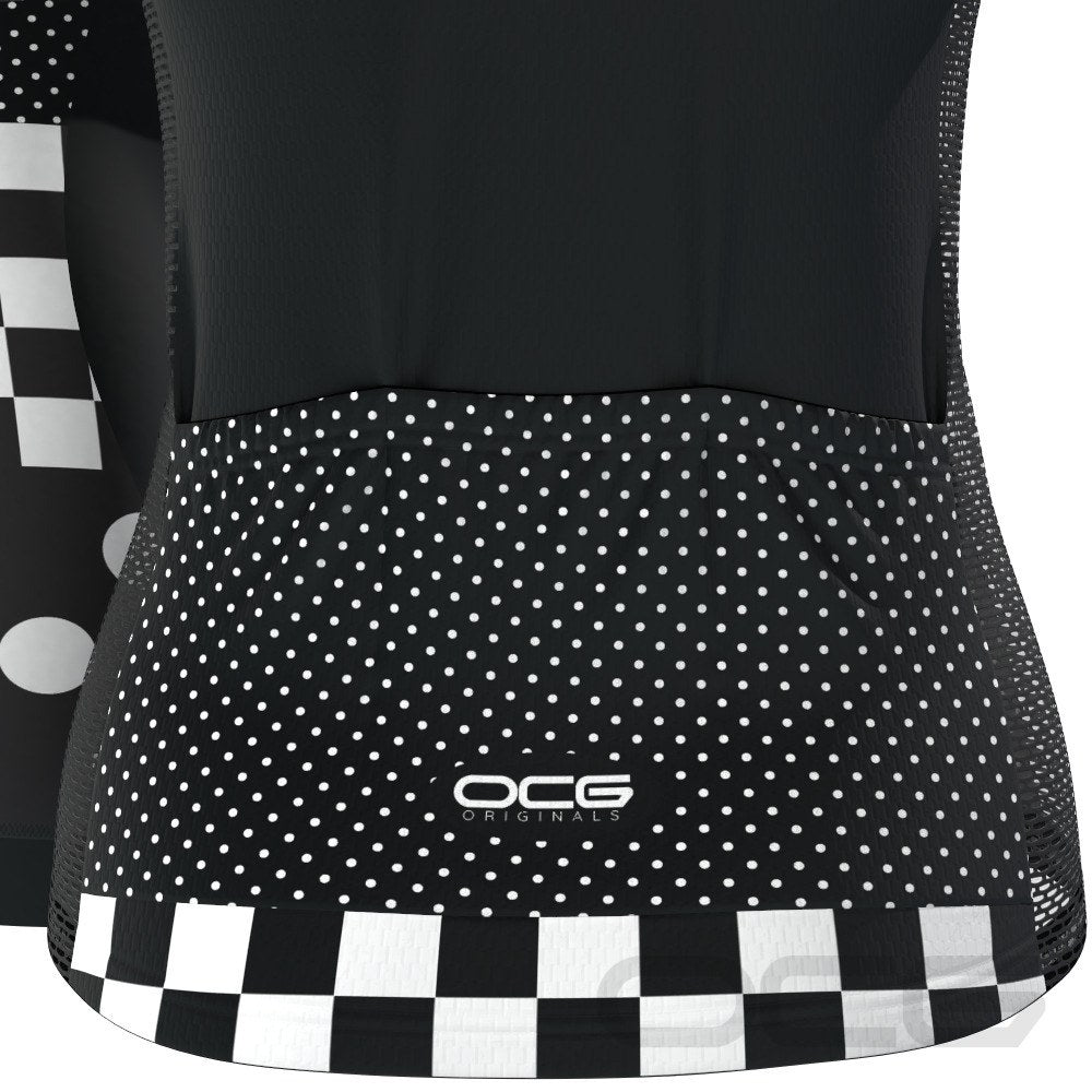 Women's "Nina" Polka Dot Pro-Band Short Sleeve Cycling Kit