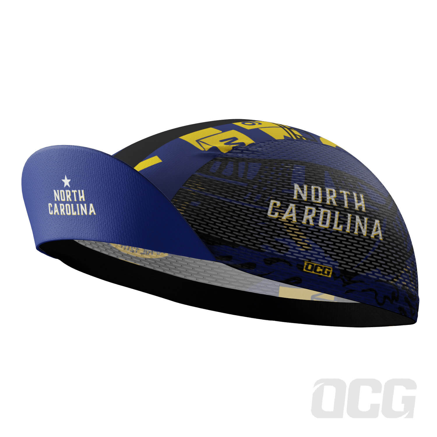 Unisex North Carolina US State Icon Quick Dry Cycling Cap